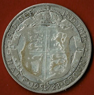 GRANDE BRETAGNE / GEORGES V / HALF CROWN  / 1923 - Other & Unclassified