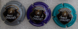 3 Capsules De Champagne Chauvet Henri - Otros & Sin Clasificación