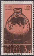 1966 Zypern (Republik) ⵙ Mi:CY 268, Sn:CY 273, Yt:CY 260, Sg:CY 278,Vase From Iron Age Overprint - Gebraucht