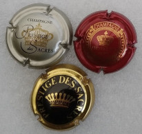 3 Capsules De Champagne Prestige Des Sacres - Otros & Sin Clasificación