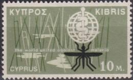 1962 Zypern (Republik) ⵙ Mi:CY 200, Sn:CY 204, Yt:CY 192, Sg:CY 209, Kampf Gegen Die Malaria - Unused Stamps