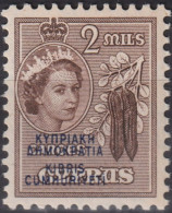 1960 Zypern (Republik) ** Mi:CY 179, Sn:CY 183, Yt:CY 171, Sg:CY 188, Cyprus Independence (overprint In Blue) - Nuevos