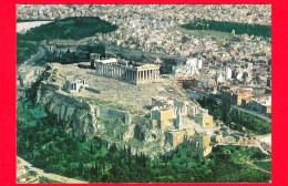 Grecia - Atene -  ACROPOLI - Veduta Aerea - Cartolina Viaggiata Nel 1987 - Griekenland