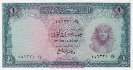 CRBX0628 BILLETE EGIPTO 1 LIBRA 1961-67 EBC - Andere - Afrika
