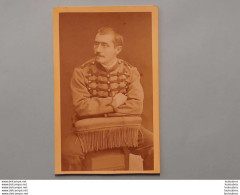 CDV MILITAIRE SOLDAT PHOTO GAUTHIER VIENNE FORMAT 10.50 X 6.50 CM - Old (before 1900)