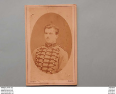 CDV MILITAIRE SOLDAT REGIMENT N°5 PHOTO CONIN VIENNE FORMAT 10.50 X 6.50 CM - Old (before 1900)