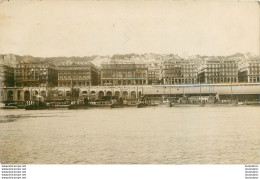 ALGER CARTE PHOTO DE LA VILLE VUE DE LA MER - Alger