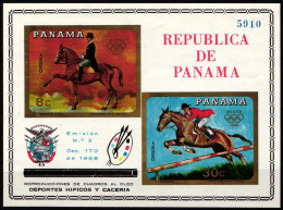 Panama Block 101 Postfrisch Olympiade Mexiko 1968 #NB044 - Panama