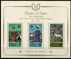 Zypern Block 1 Postfrisch 50 Jahre Pfadfinderbewegung #NB109 - Used Stamps