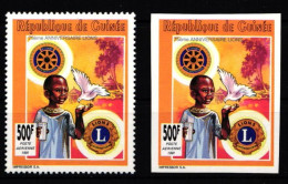 Guinea 1347 A+B Postfrisch Rotarier #NB120 - Guinea (1958-...)