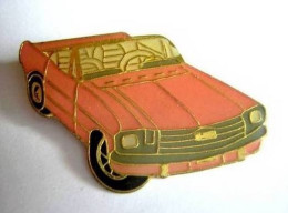 PINS PIN Voiture Rose Automobile - Andere & Zonder Classificatie