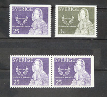 SUEDE - N° 527/528 + 527b ** (voir Scan) - Unused Stamps