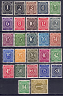 Gemeinschaftsausgabe 1946 - 1. Kontrollausgabe, Nr. 911 - 937, Postfrisch ** / MNH - Nuovi