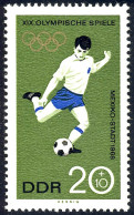 1406 Olymp. Sommerspiele Fußball 20+10 Pf ** - Unused Stamps