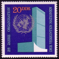 1621 25 Jahre UNO 20 Pf ** - Unused Stamps