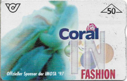 Austria - L&G - ANK197 - Coral In Fashion - 801A - 01,1998, 50U, 20.000ex, Used - Austria