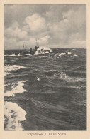AK Torpedoboot C 10 Im Sturm - Ca. 1915  (70368) - Guerra
