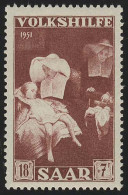 Saarland 311 Volkshilfe Gemälde 18 Fr 1951, ** - Unused Stamps