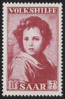 Saarland 339 Volkshilfe Gemälde 18 Fr 1952, Postfrisch ** - Unused Stamps
