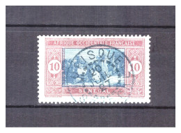 SENEGAL  .  N° 74   .  10 C     OBLITERATION  CENTRALE  RUFISQUE  . SUPERBE . - Used Stamps