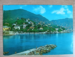 CARTOLINA ITALIA 1972 GENOVA RECCO PANORAMA E CASA DI SALUTE M.CATERINA Italy Postcard ITALIEN Ansichtskarten - Genova (Genoa)