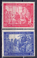 Gemeinschaftsausgabe 1947 - Leipziger Messe, Nr. 965 - 966, Postfrisch ** / MNH - Mint