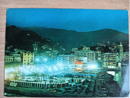 CARTOLINA ITALIA  GENOVA RECCO PANORAMA NOTTURNO  Italy Postcard ITALIEN Ansichtskarten - Genova (Genoa)