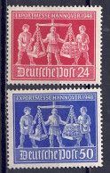 Gemeinschaftsausgabe 1948 - Exportmesse Hannover, Nr. 969 - 970, Postfrisch ** / MNH - Mint