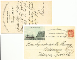 ** REDUSED PRICE ** BREVKORT Fra NORGE 1888 !! ** EXTREAMLY RARE, SECOND OLDEST POSTCARD KNOWN ** - Noruega