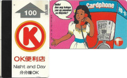 Hong Kong - HKT (Autelca Magnetic) - Calling To... Philippines, Letter D, Type #2, 1994, 100HK$, Used - Hong Kong