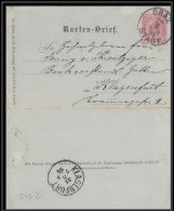 2102/ Autriche (Austria) Entier Stationery Carte Lettre Letter Card Franz Joseph 5 Kr Graz 1894 Pour Klagenfurt - Other & Unclassified