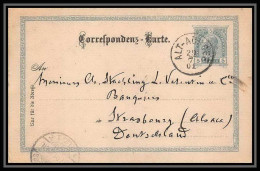 2107/ Autriche (Austria) Entier Stationery Carte Postale (postcard) Franz Joseph 5 Kr Altaussee Strasbourg France 1901 - Other & Unclassified