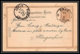 2091/ Autriche (Austria) Entier Stationery Carte Postale (postcard) Franz Joseph 2 Kr Prag 1892 - Other & Unclassified