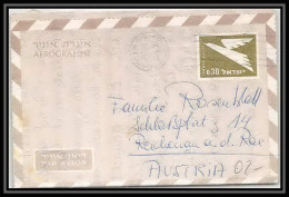 1904/ ISRAEL Entier Stationery Aerogramme Air Letter 1969 Pour Autriche (Austria) - Covers & Documents