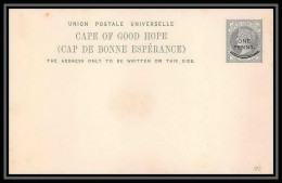 1792/ Cap Of Good Hope Entier Stationery N°10 Overprint One Penny Neuf Carte Postale (postcard)  - Cape Of Good Hope (1853-1904)