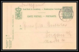 2972/ Luxembourg (luxemburg) Entier Stationery Carte Postale (postcard) N°63 - Stamped Stationery