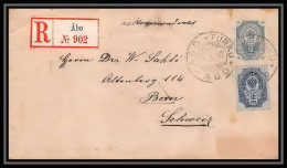 2576/ Russie (Russia Urss USSR) Entier Stationery Enveloppe (cover) Registered N°43 POUR BERN Suisse (Swiss)  - Entiers Postaux