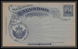 3500/ Salvador Entier Stationery Carte Postale (postcard) N°43 Neuf (mint) 1897 Allemagne (germany) - El Salvador