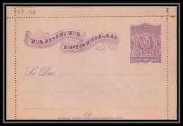 3434/ Uruguay Entier Stationery Carte Lettre Letter Card N°5 Neuf (mint) Tb 1892 - Uruguay