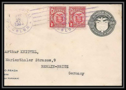 3395/ PANAMA Entier Stationery Enveloppe (cover) N°12 0.01 1931 POUR BERLIN Allemagne (germany) - Panama