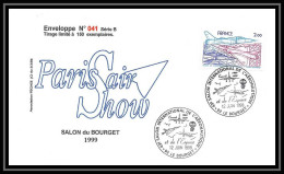 5143/ 1999 Le Bourget Pegase Tirage Numerote France Lettre Cover PA Poste Aerienne Aviation - 1960-.... Covers & Documents