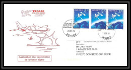 5181/ 2001 Association Pegase Aviation Legere France Norvege Norway Lettre Cover - 1960-.... Covers & Documents