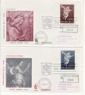 1962 - VATICANO FDC " POSTA AEREA " VENETIA VIAGGIATA VEDI++++ - FDC