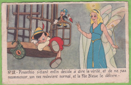 2 CPSM WALT DISNEY PINOCCHIO ! ETAT ! + MICKEY MOUSE Affiche In Gulliver Mickey' - Disneyworld