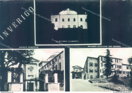 E143  Cartolina  Provincia Di Como - Inverigo 3 Vedutine - Como