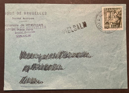 Voorzijde 1949 “Banque De Bruxelles” - Griffe VIELSALM - Griffes Linéaires