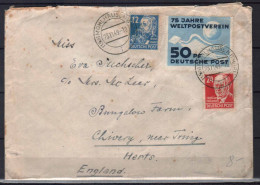 GERMANY STAMPS  COVER 1949 TO ENGLAND - Covers & Documents