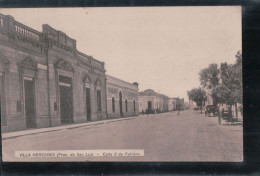 Cpa Villa Mercedes( Prov De San Luis Calle 3  De Febrero - Argentinië