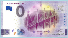 ** FRANCE - 0 Euro VIADUC DE MILLAU 2023-3  UNC/NEUF ** - Specimen