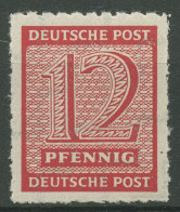 SBZ West-Sachsen 1945 Postmeistertrennung 119 C X Postfrisch Geprüft - Other & Unclassified